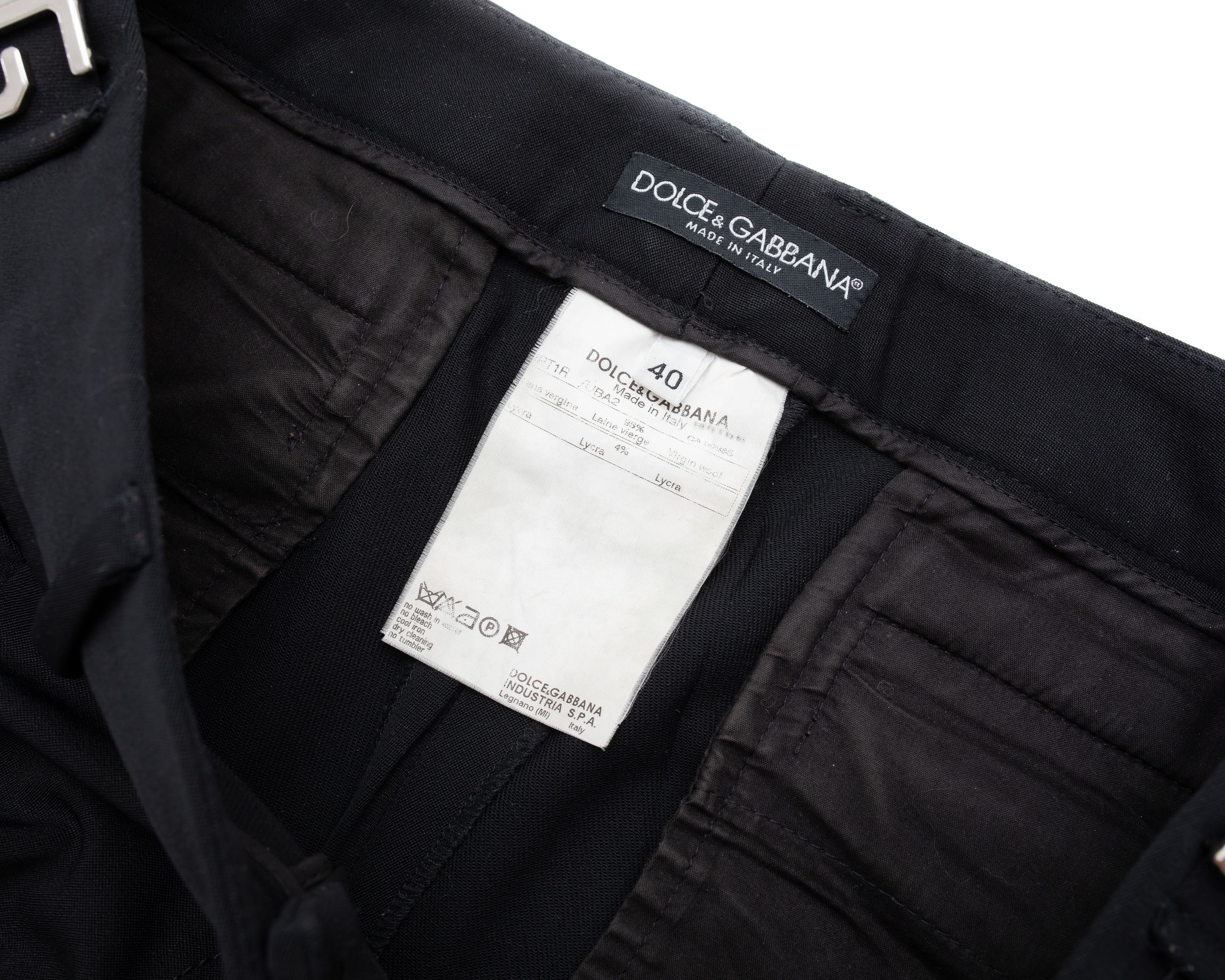 Dolce & Gabbana DOLCE & GABBANA Metal Waist Logo Size 27" / US 4 / IT 40 - 4 Thumbnail