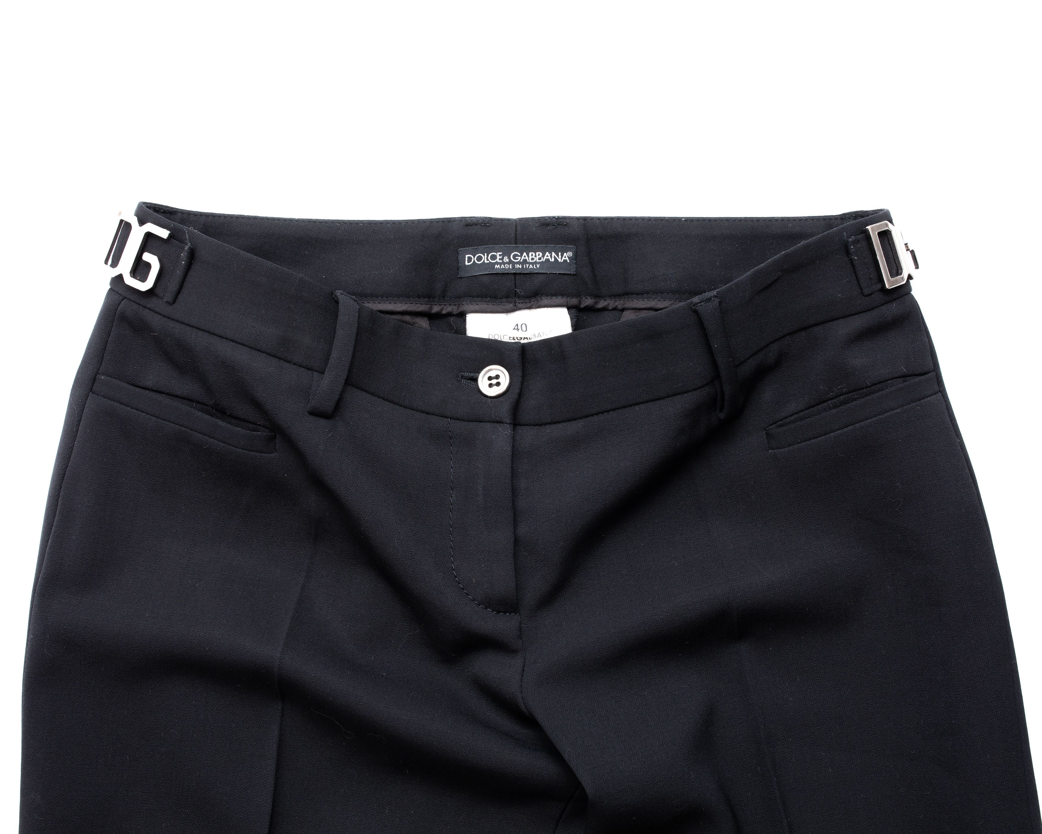 Dolce & Gabbana DOLCE & GABBANA Metal Waist Logo Size 27" / US 4 / IT 40 - 3 Thumbnail
