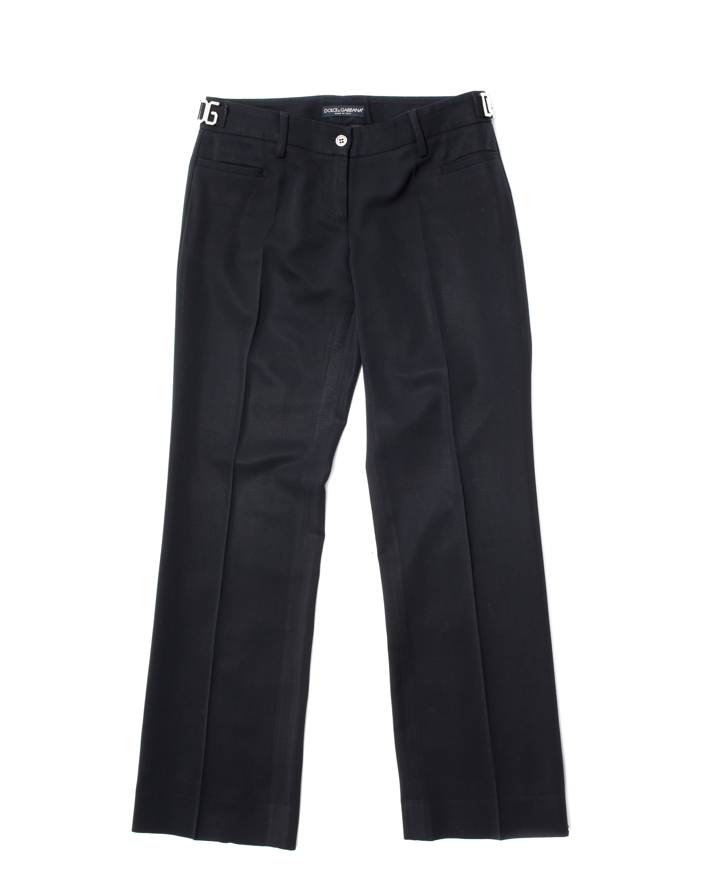 Dolce & Gabbana DOLCE & GABBANA Metal Waist Logo Size 27" / US 4 / IT 40 - 1 Thumbnail