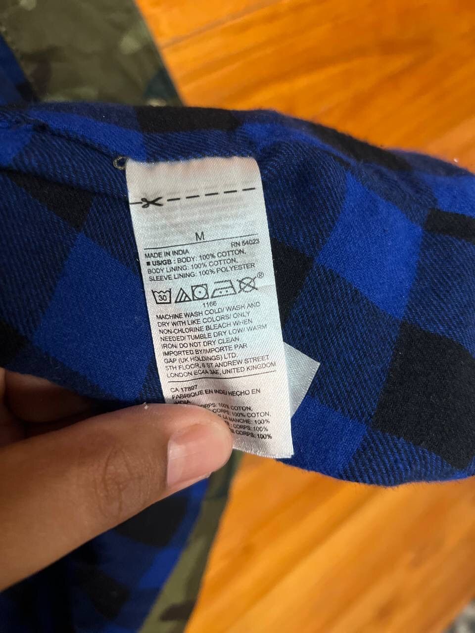 Gap GAP CAMO DESIGN BLANKET LINED Size US M / EU 48-50 / 2 - 7 Thumbnail