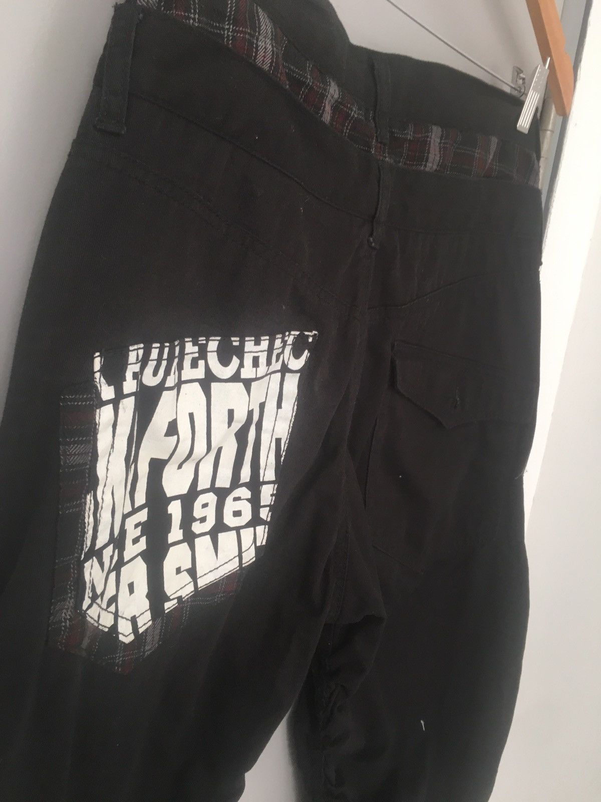 Japanese Brand × Seditionaries × Vintage Japanese Brand Pants Punk Spell Out Double Waist Size US 30 / EU 46 - 11 Thumbnail