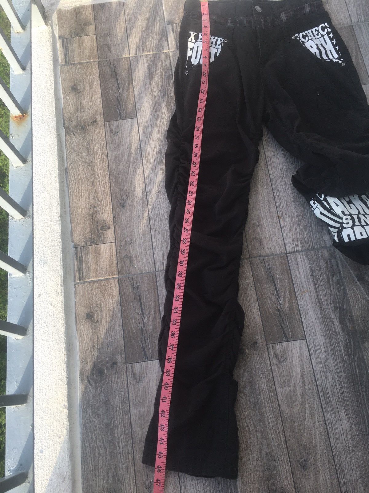 Japanese Brand × Seditionaries × Vintage Japanese Brand Pants Punk Spell Out Double Waist Size US 30 / EU 46 - 16 Thumbnail