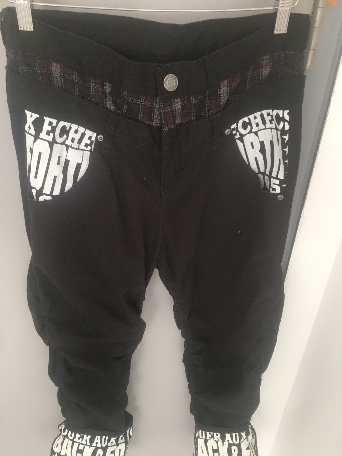 Japanese Brand × Seditionaries × Vintage Japanese Brand Pants Punk Spell Out Double Waist Size US 30 / EU 46 - 3 Thumbnail