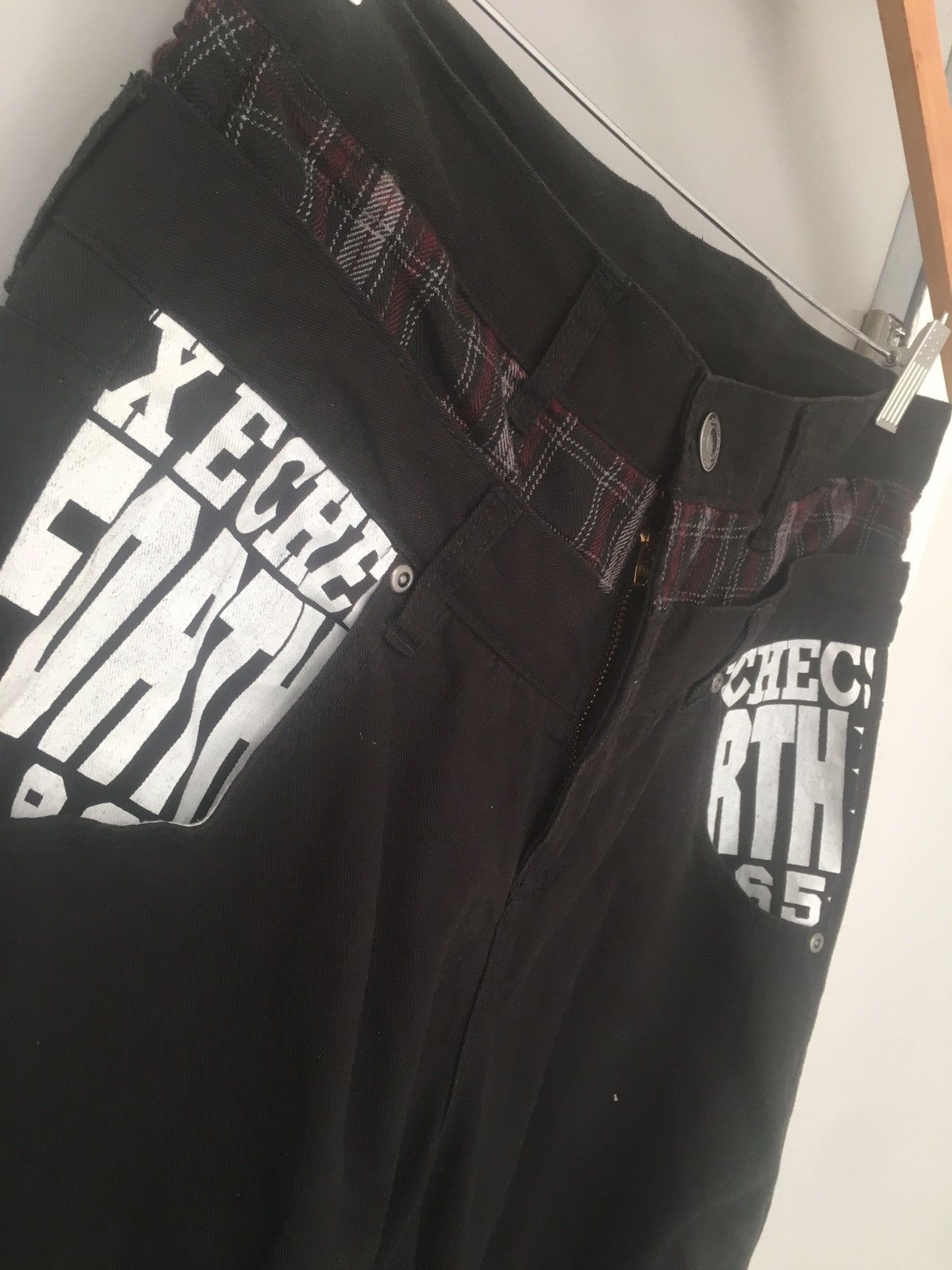 Japanese Brand × Seditionaries × Vintage Japanese Brand Pants Punk Spell Out Double Waist Size US 30 / EU 46 - 8 Thumbnail