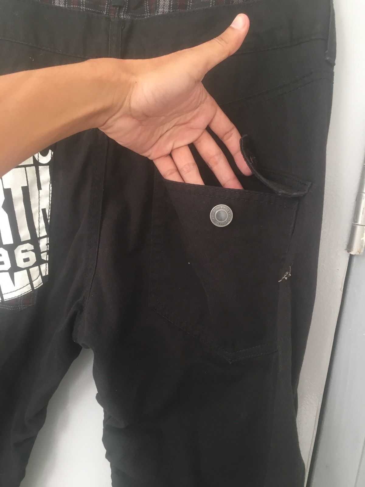 Japanese Brand × Seditionaries × Vintage Japanese Brand Pants Punk Spell Out Double Waist Size US 30 / EU 46 - 10 Thumbnail