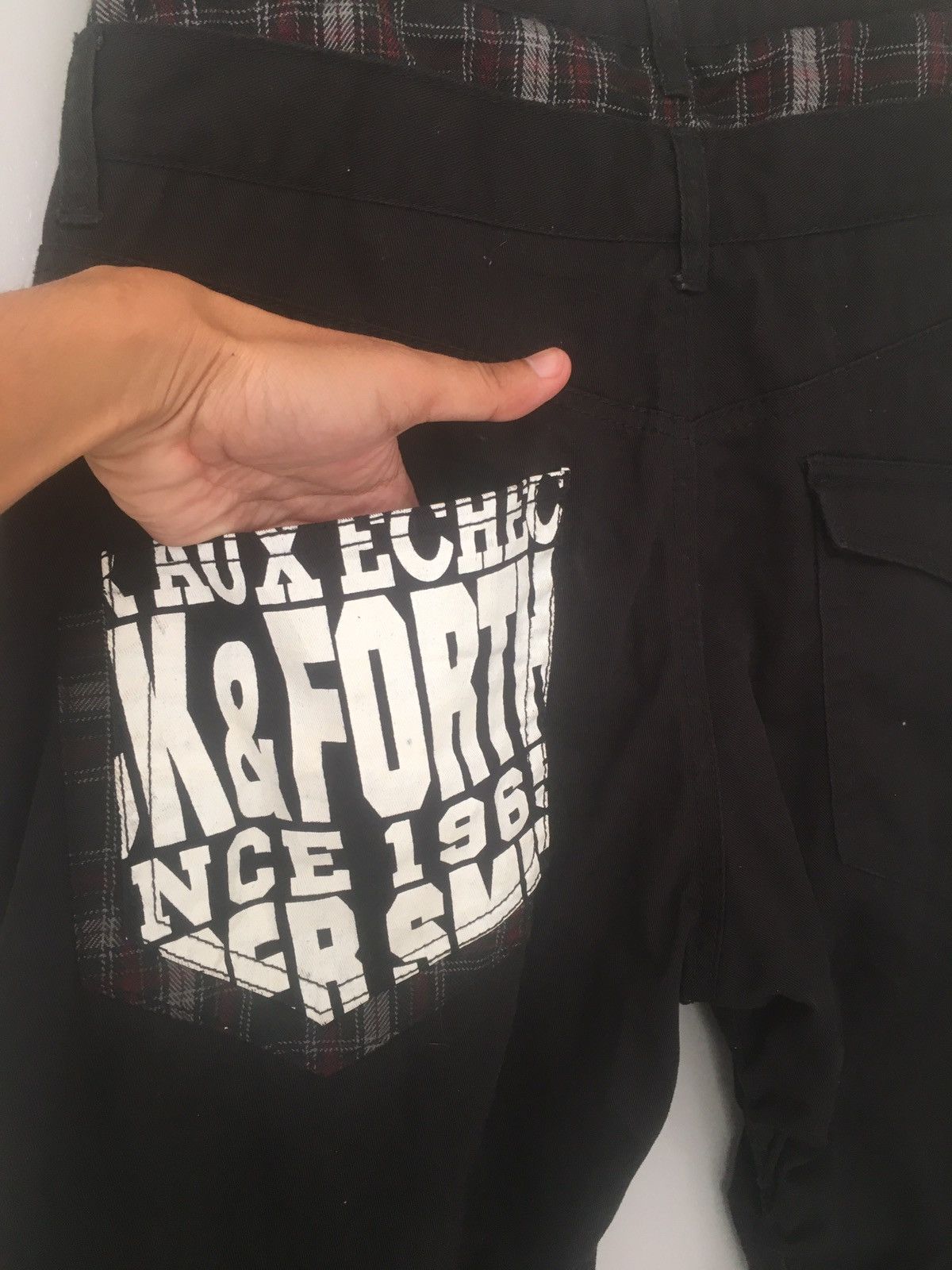 Japanese Brand × Seditionaries × Vintage Japanese Brand Pants Punk Spell Out Double Waist Size US 30 / EU 46 - 9 Thumbnail