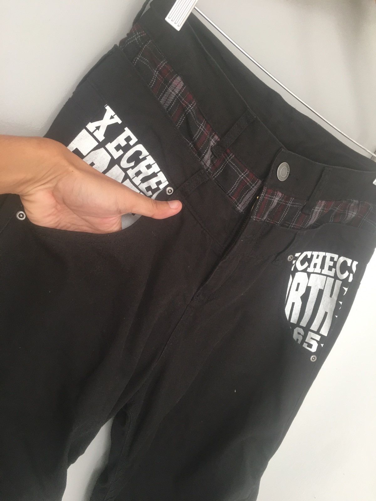 Japanese Brand × Seditionaries × Vintage Japanese Brand Pants Punk Spell Out Double Waist Size US 30 / EU 46 - 7 Thumbnail
