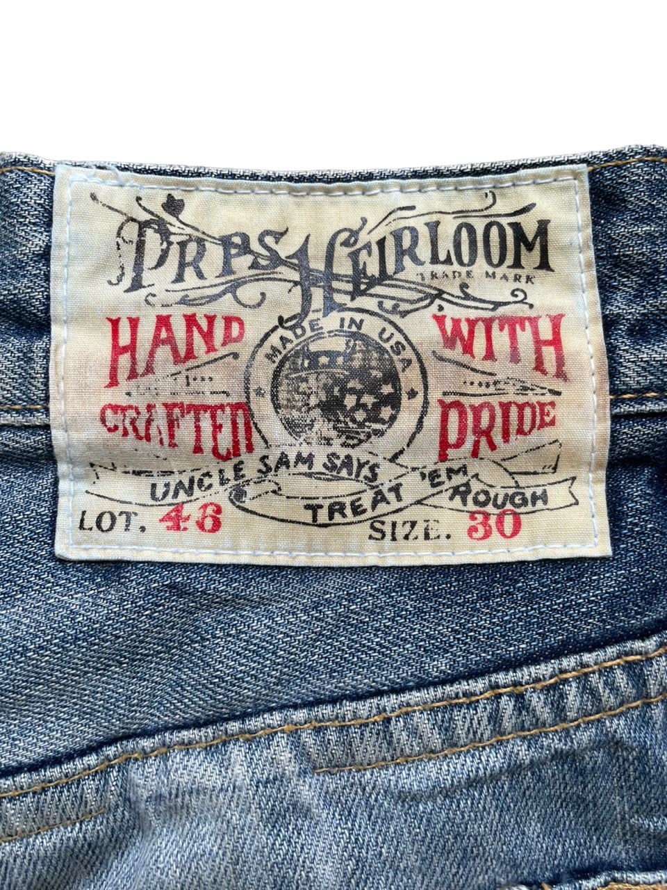 Prps Rare🔥Prps Heirloom Style# E54P109 Vintage Jeans Size US 32 / EU 48 - 19 Thumbnail