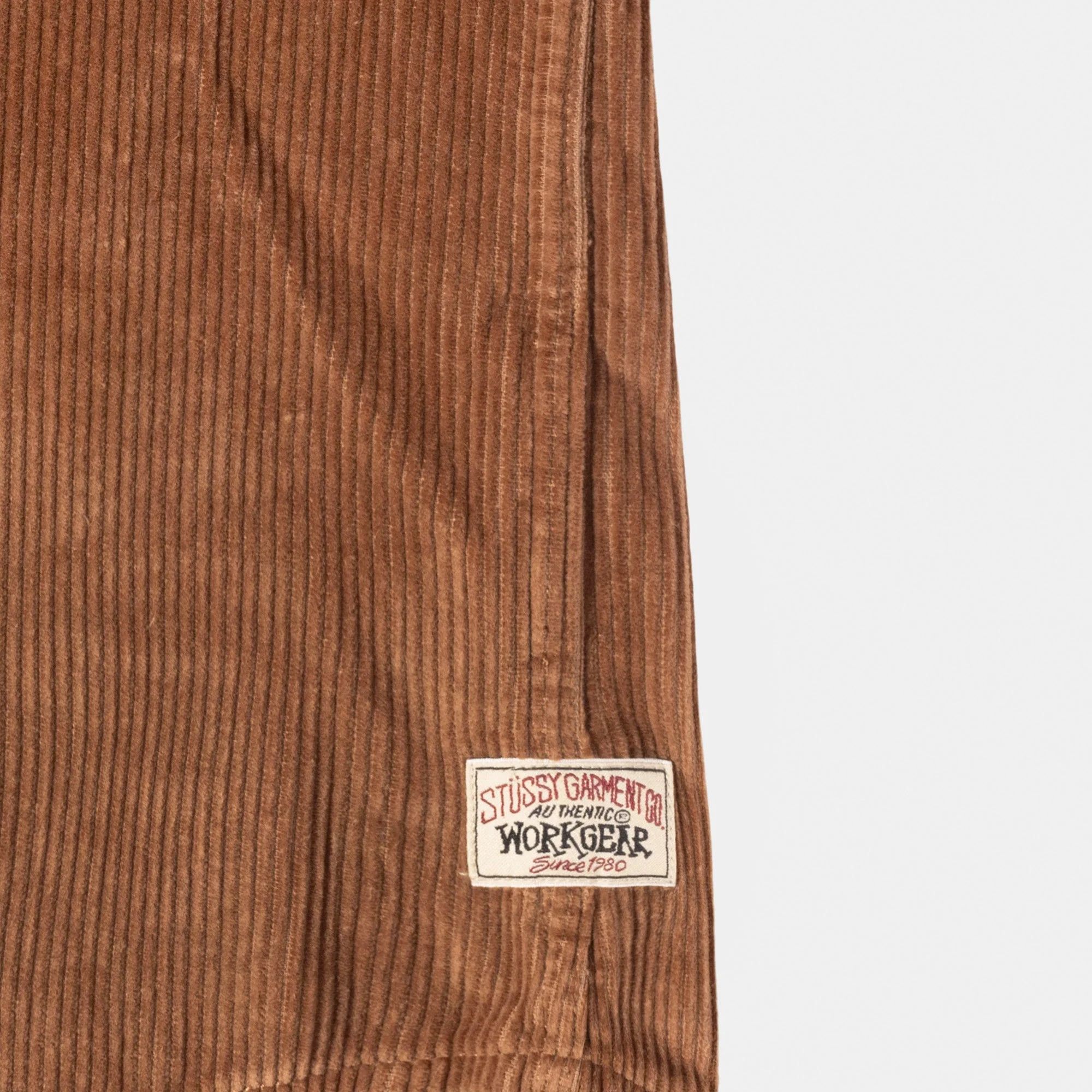 Stussy Stussy Wide Wale Cord Zip Shirt Copper Size US L / EU 52-54 / 3 - 5 Thumbnail