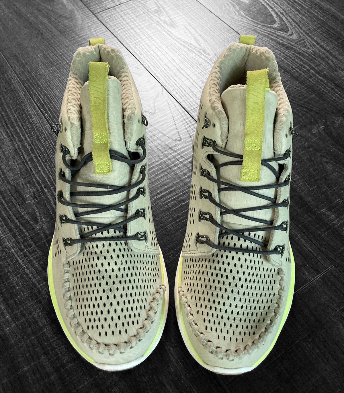 Nike NIKE Lunar Chenchukka QS Classic Stone | Volt Size US 10.5 / EU 43-44 - 3 Thumbnail
