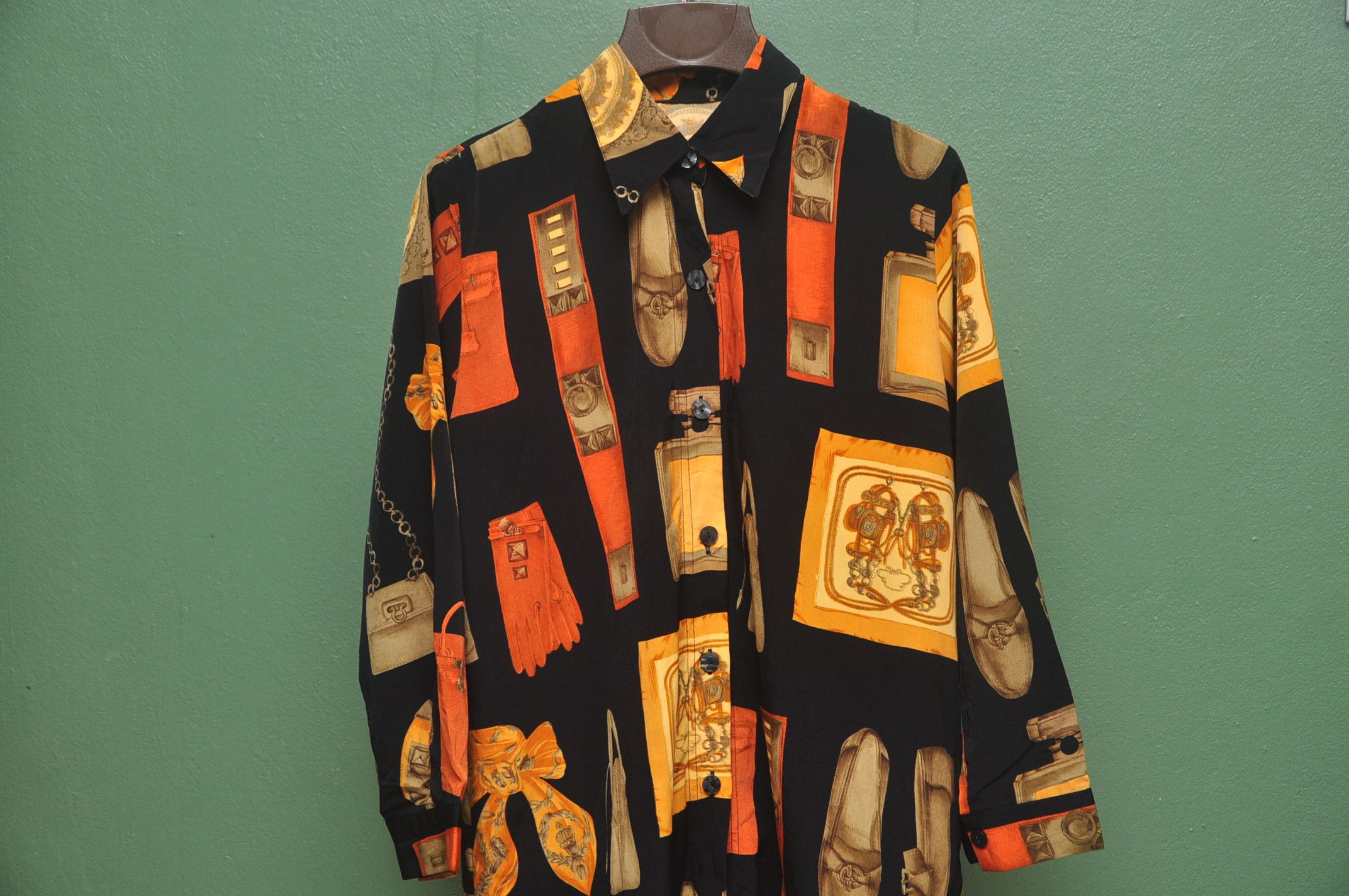 Japanese Brand Full Print Nice Design Shirt Size US L / EU 52-54 / 3 - 2 Thumbnail