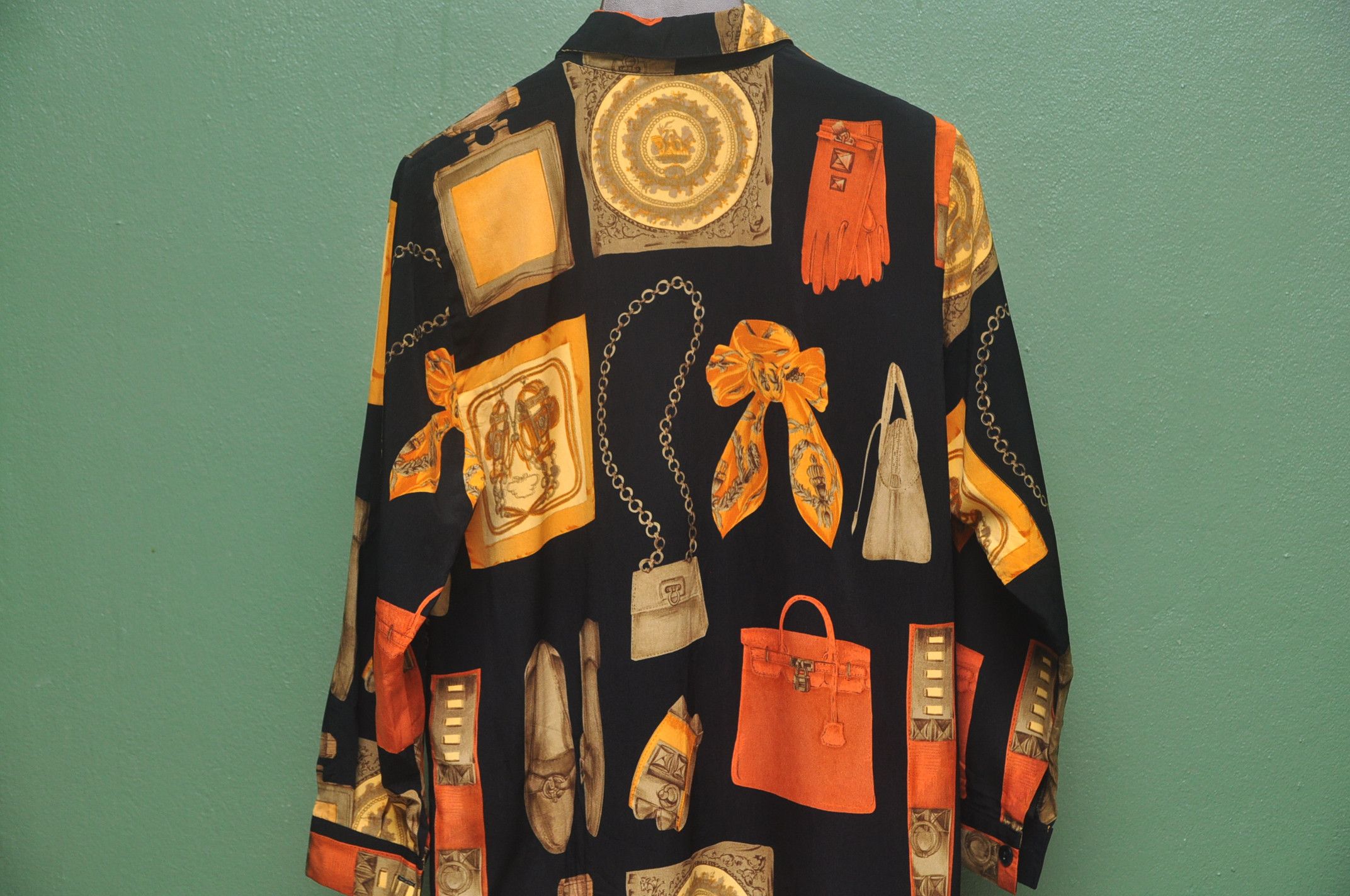 Japanese Brand Full Print Nice Design Shirt Size US L / EU 52-54 / 3 - 4 Thumbnail