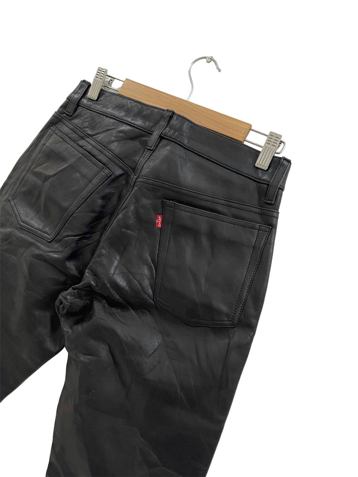 Leather × Levi's × Levi's Vintage Clothing Vintage Levi's Leather Black Pants Size US 30 / EU 46 - 1 Thumbnail