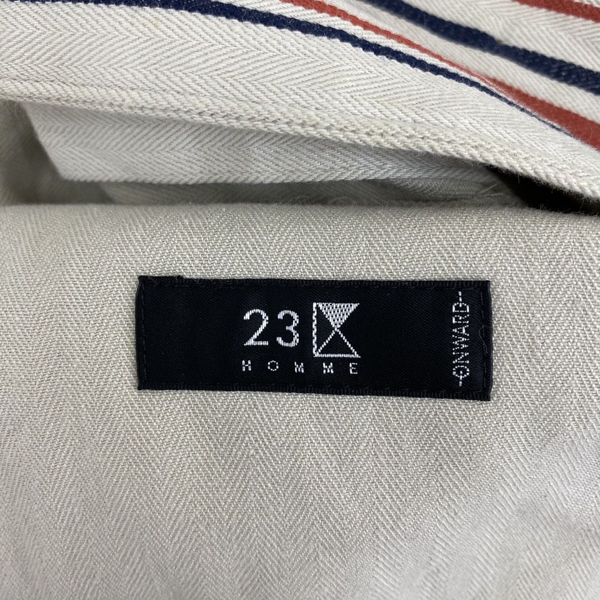 Japanese Brand Vintage 23区HOMME Japanese Brand Cream Coat Size US M / EU 48-50 / 2 - 4 Thumbnail