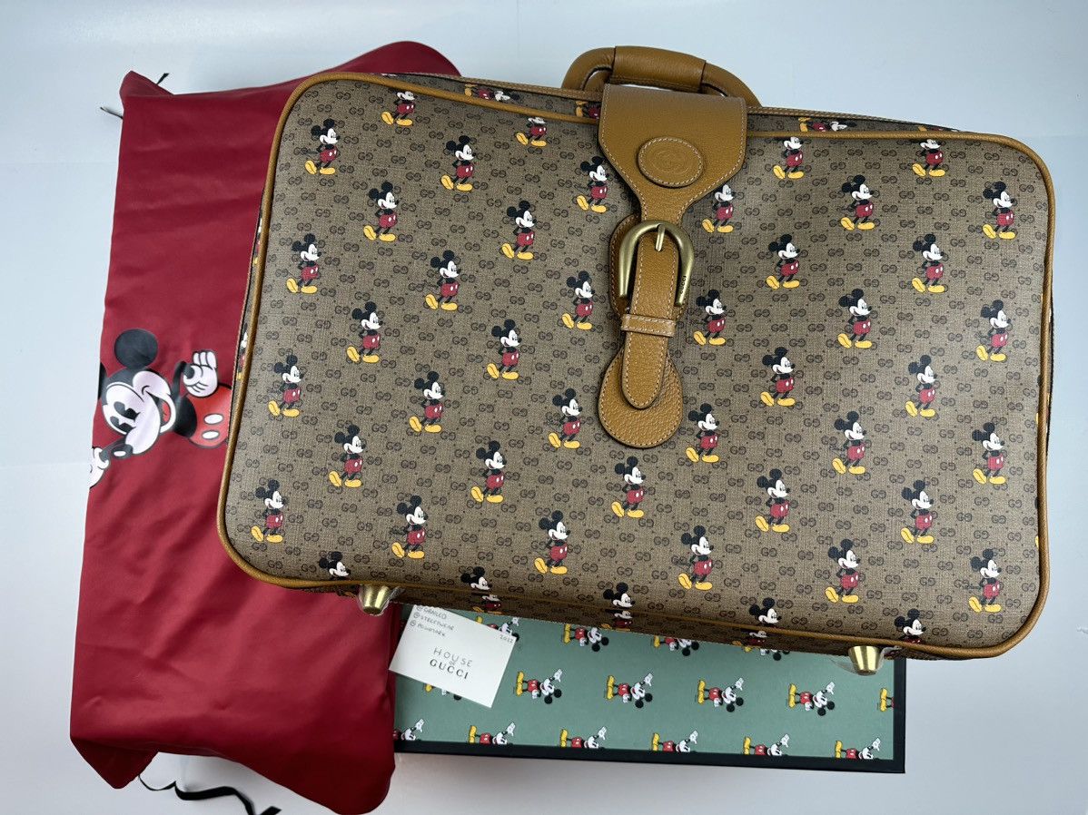 Disney Gucci Gucci X Disney Mickey Mouse GG Luggage Grailed
