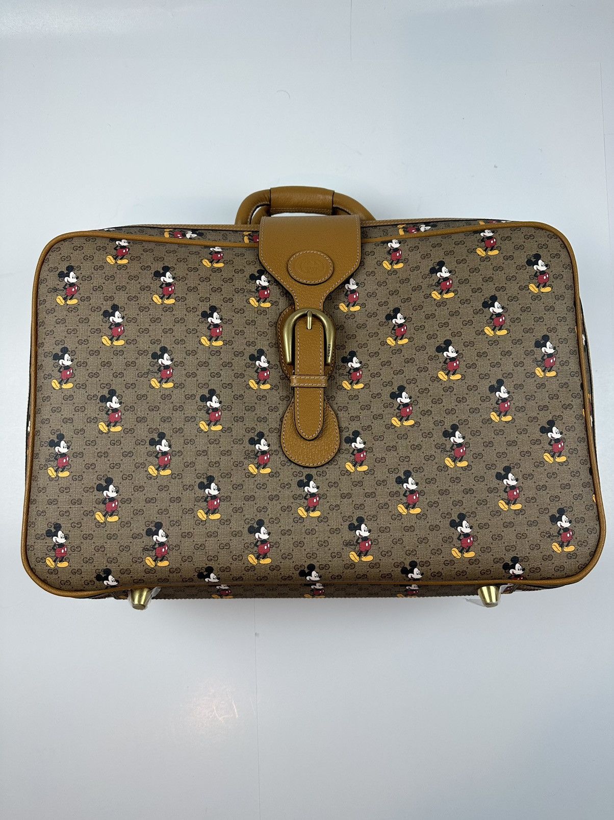 image of Disney Mickey Mouse GG Luggage in Brown, Men's