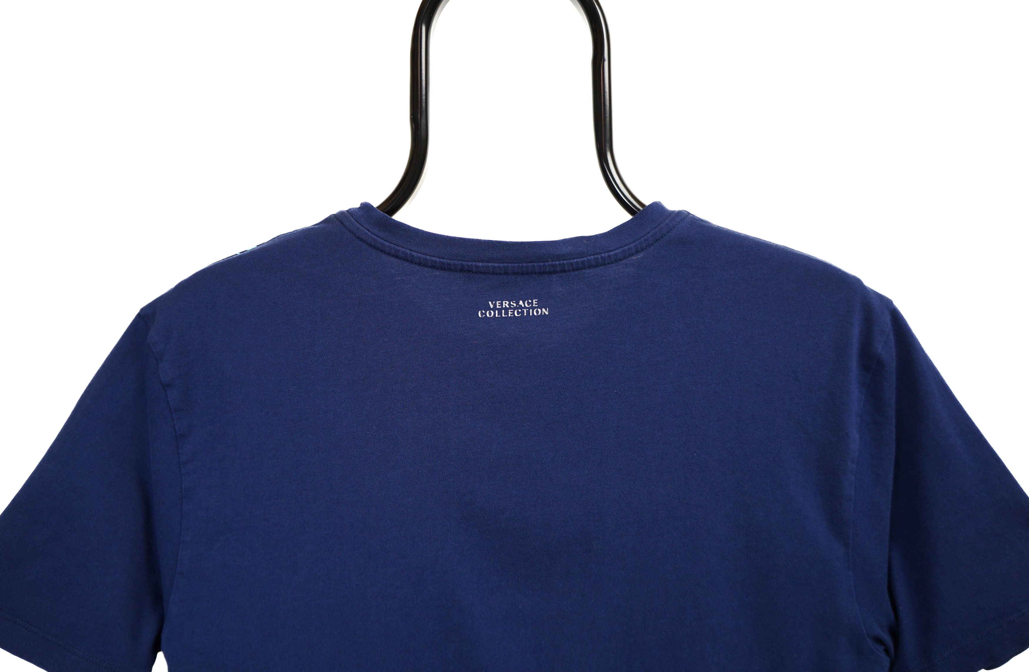 Versace Versace Collection Blue Tee Shirt Size US M / EU 48-50 / 2 - 8 Thumbnail
