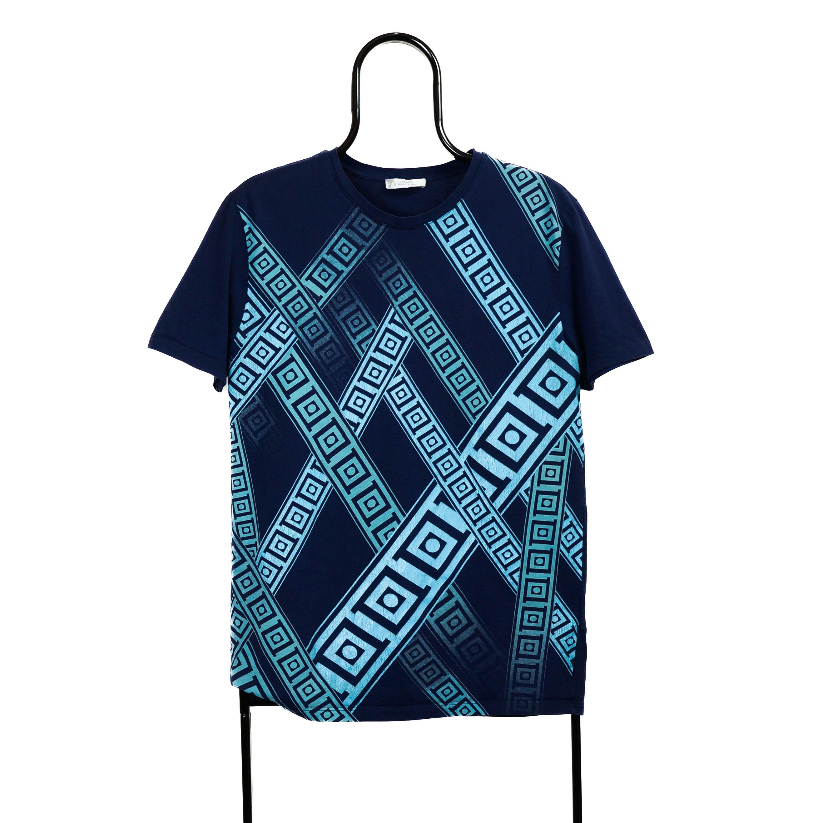 Versace Versace Collection Blue Tee Shirt Size US M / EU 48-50 / 2 - 1 Thumbnail