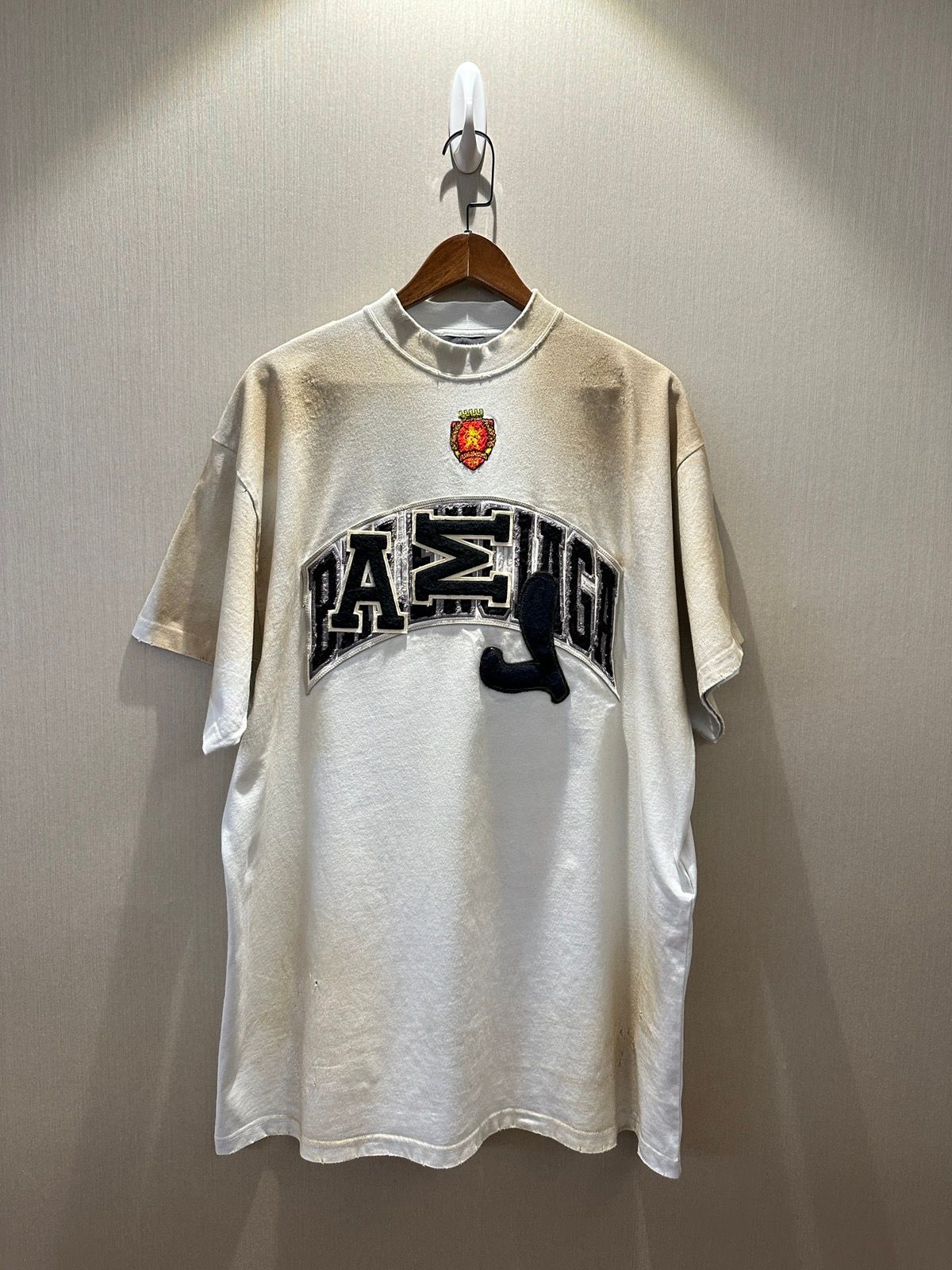 Pre-owned Balenciaga 23ss Skater Oversized T-shirt In White
