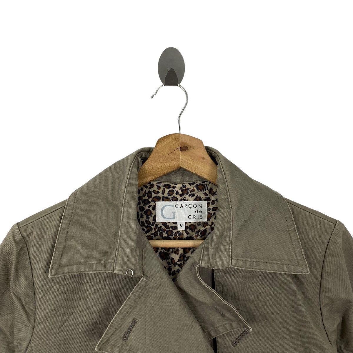 Japanese Brand GARCON de GRIS Japanese Brand Grey Jeans Overcoat Jacket Size S / US 4 / IT 40 - 2 Thumbnail