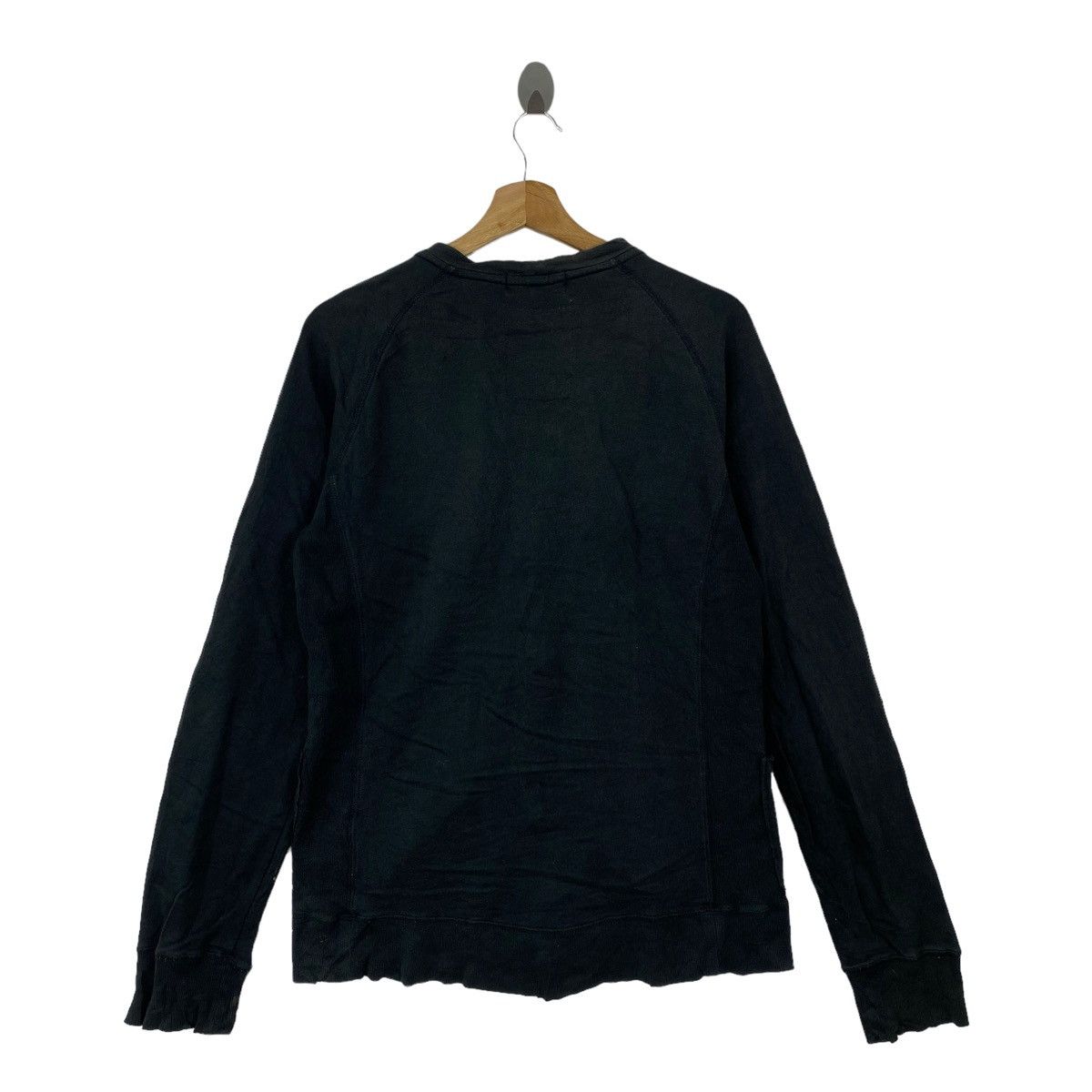 Beams Plus 00 BEAMS PLUS Japanese Brand Button Up Black Sweatshirt Size US M / EU 48-50 / 2 - 11 Thumbnail