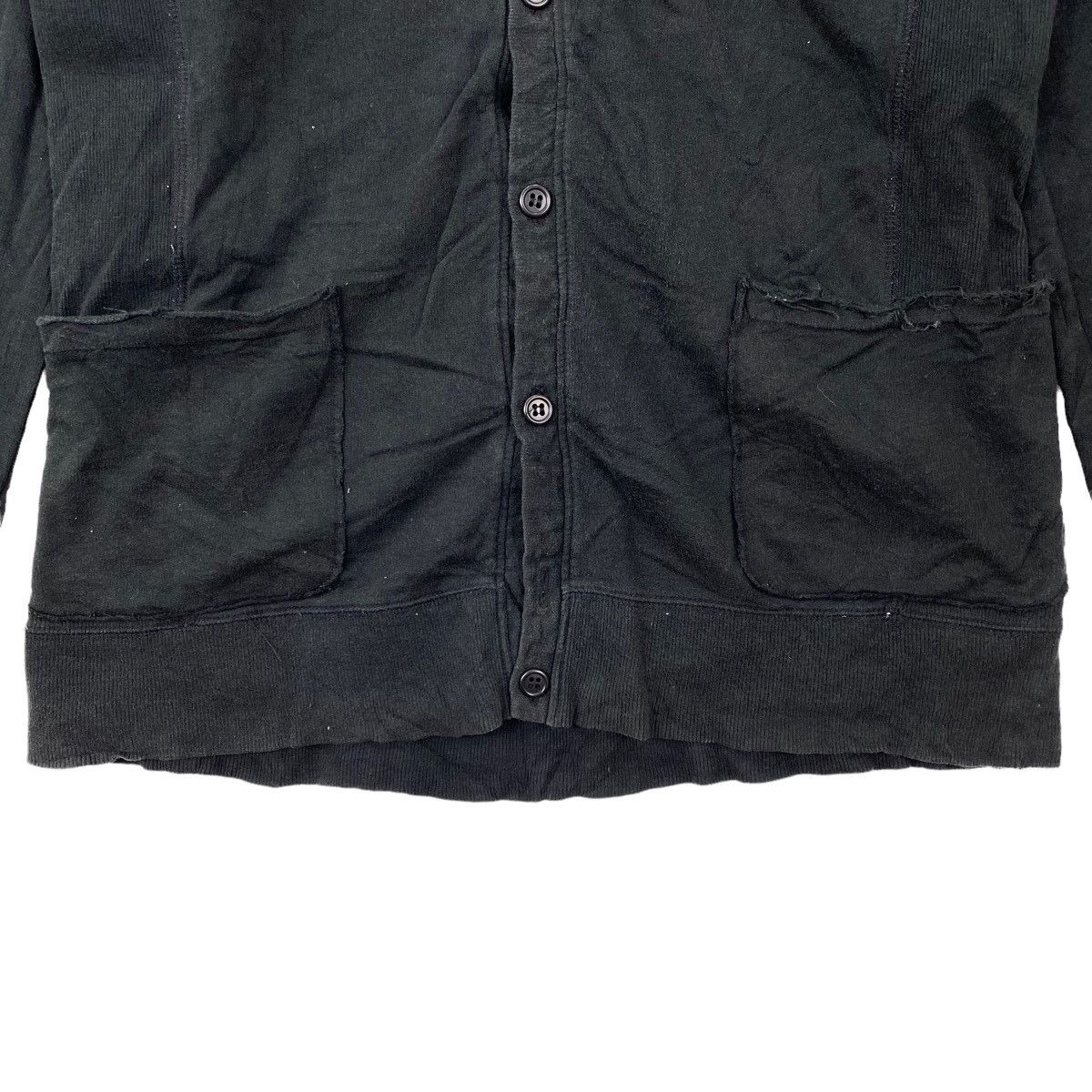 Beams Plus 00 BEAMS PLUS Japanese Brand Button Up Black Sweatshirt Size US M / EU 48-50 / 2 - 3 Thumbnail