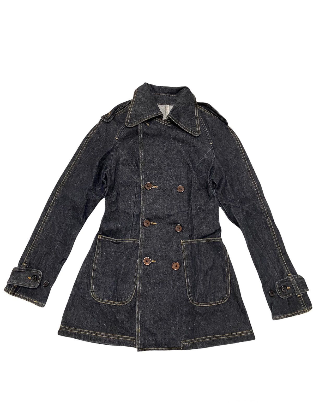 Super Lovers Superlovers Double Breasted denim jacket Size M / US 6-8 / IT 42-44 - 6 Thumbnail
