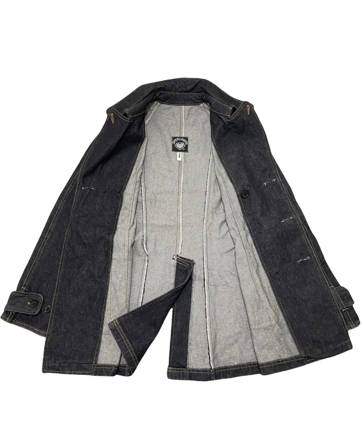 Super Lovers Superlovers Double Breasted denim jacket Size M / US 6-8 / IT 42-44 - 3 Thumbnail