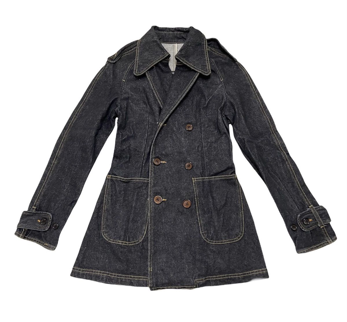 Super Lovers Superlovers Double Breasted denim jacket Size M / US 6-8 / IT 42-44 - 2 Thumbnail
