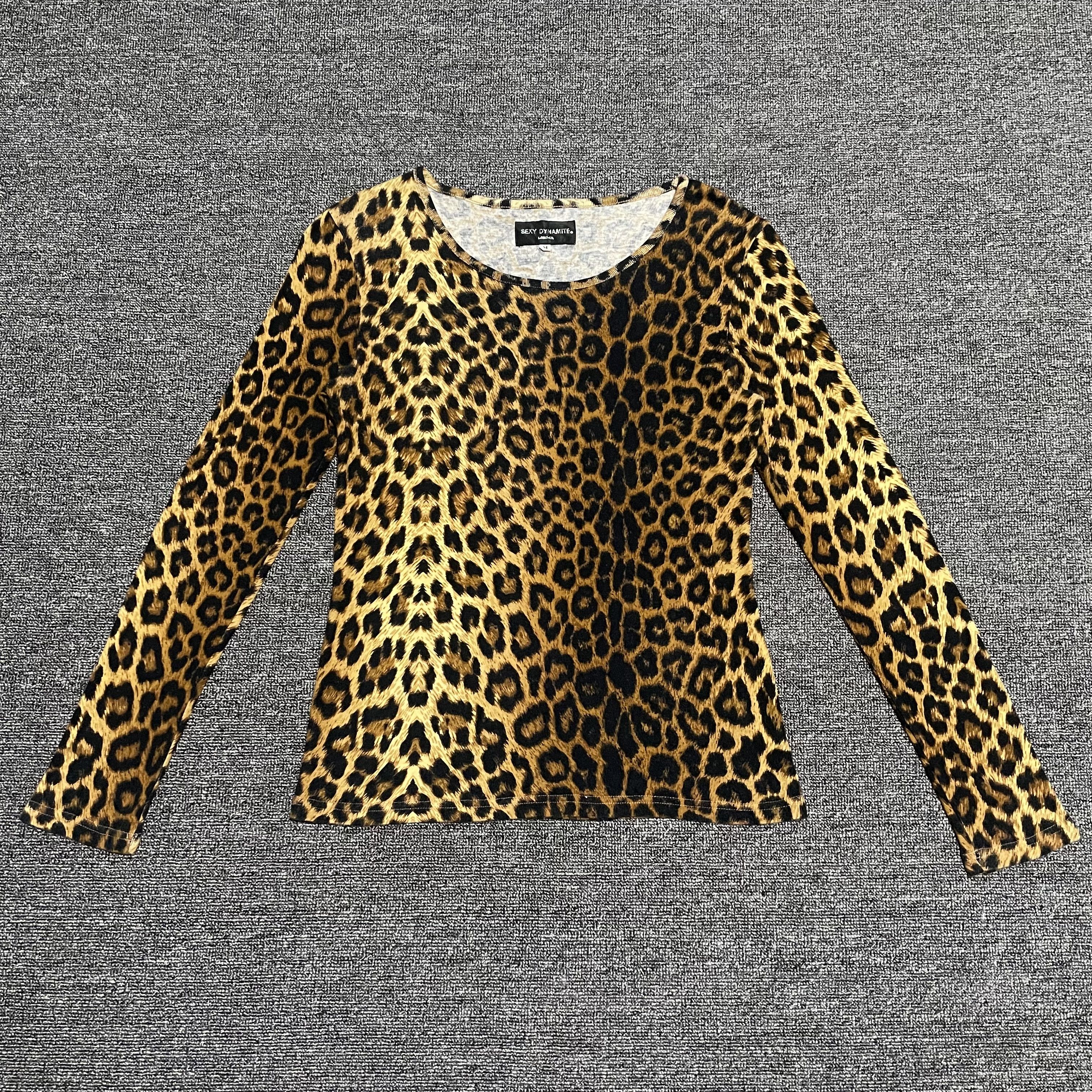 Japanese Brand Seditionaries Sexy Dynamite Leopard Longsleeve Size M / US 6-8 / IT 42-44 - 1 Thumbnail
