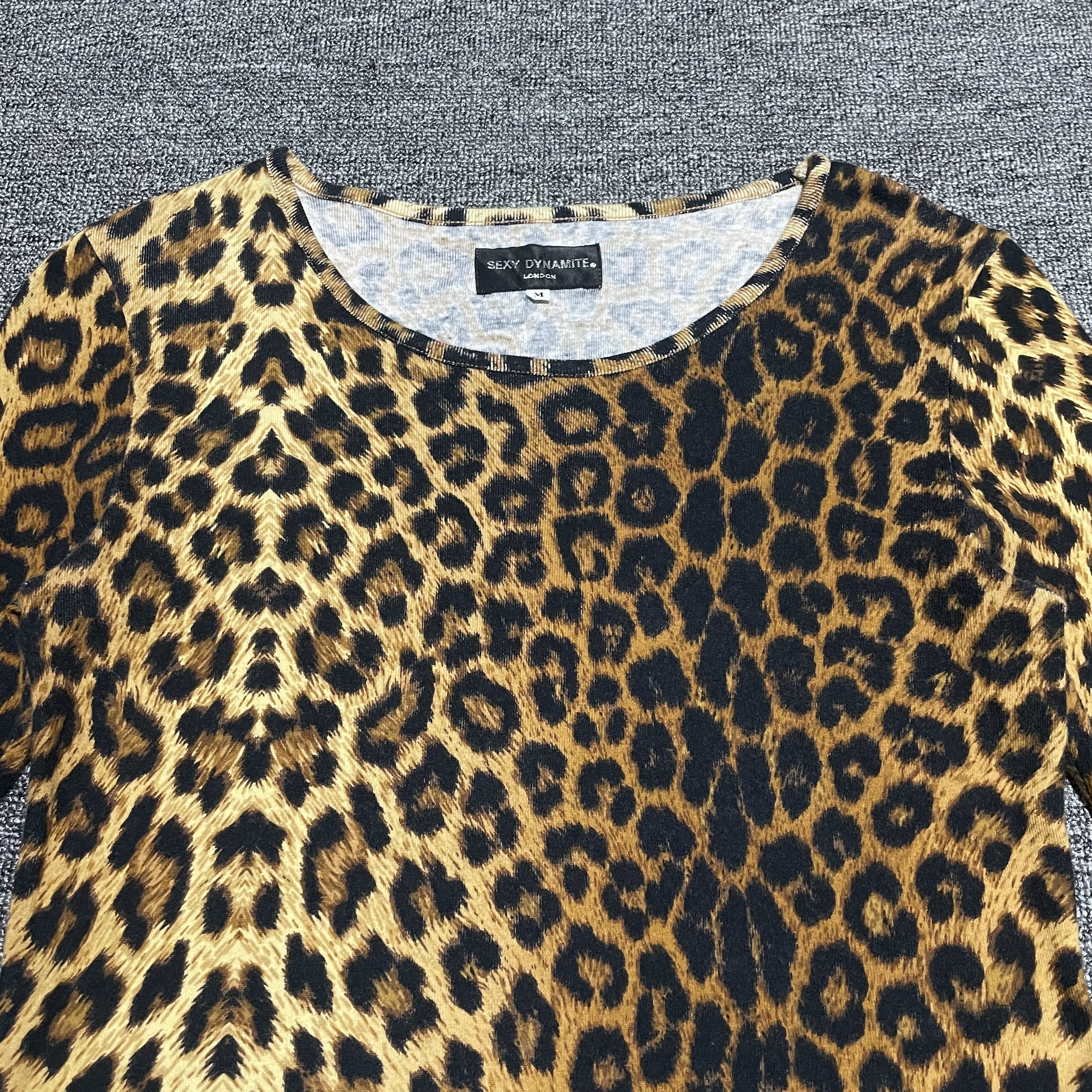Japanese Brand Seditionaries Sexy Dynamite Leopard Longsleeve Size M / US 6-8 / IT 42-44 - 2 Thumbnail