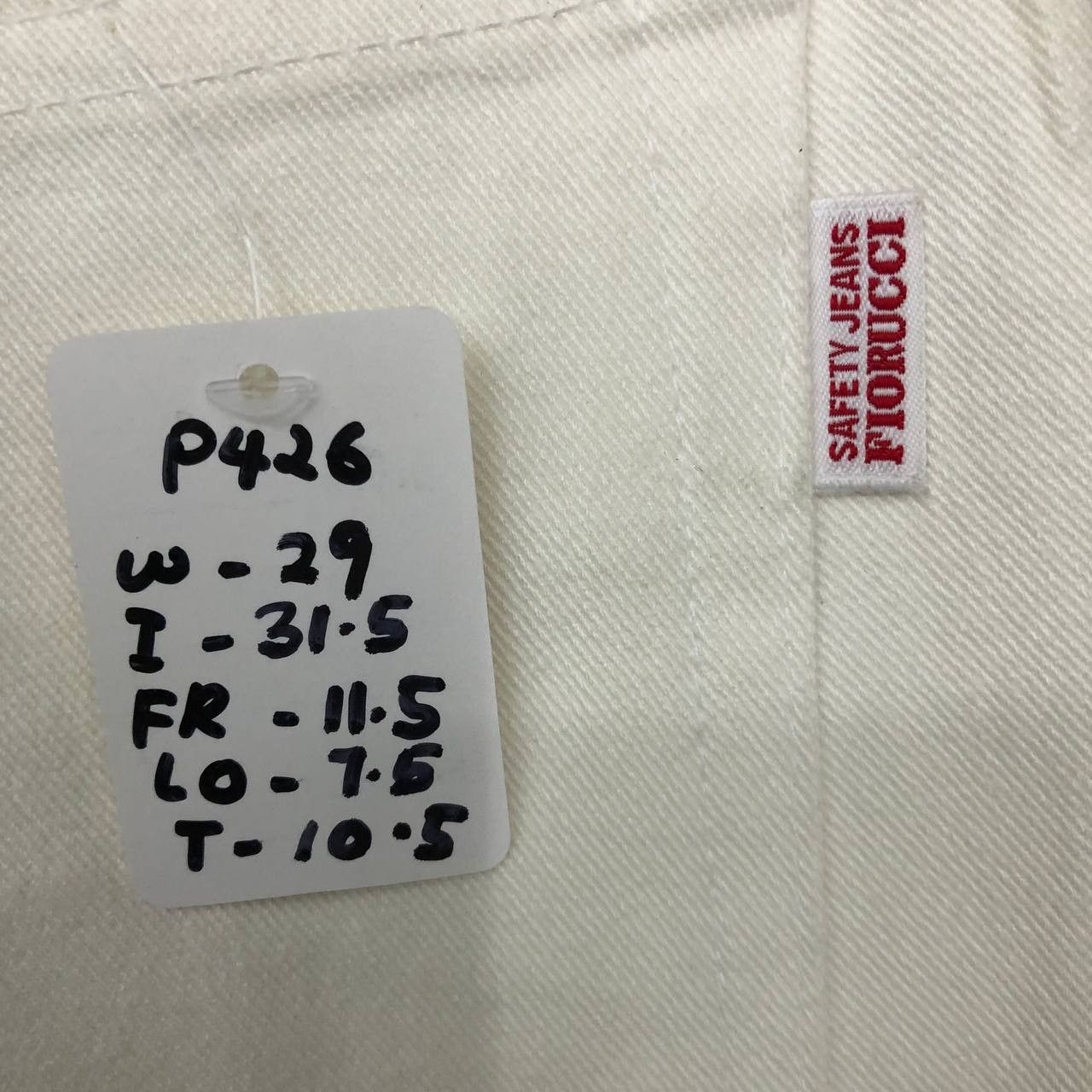 Fiorucci P426 FIORUCCI ITALY SKINNY WHITE JEANS Size US 29 - 9 Thumbnail