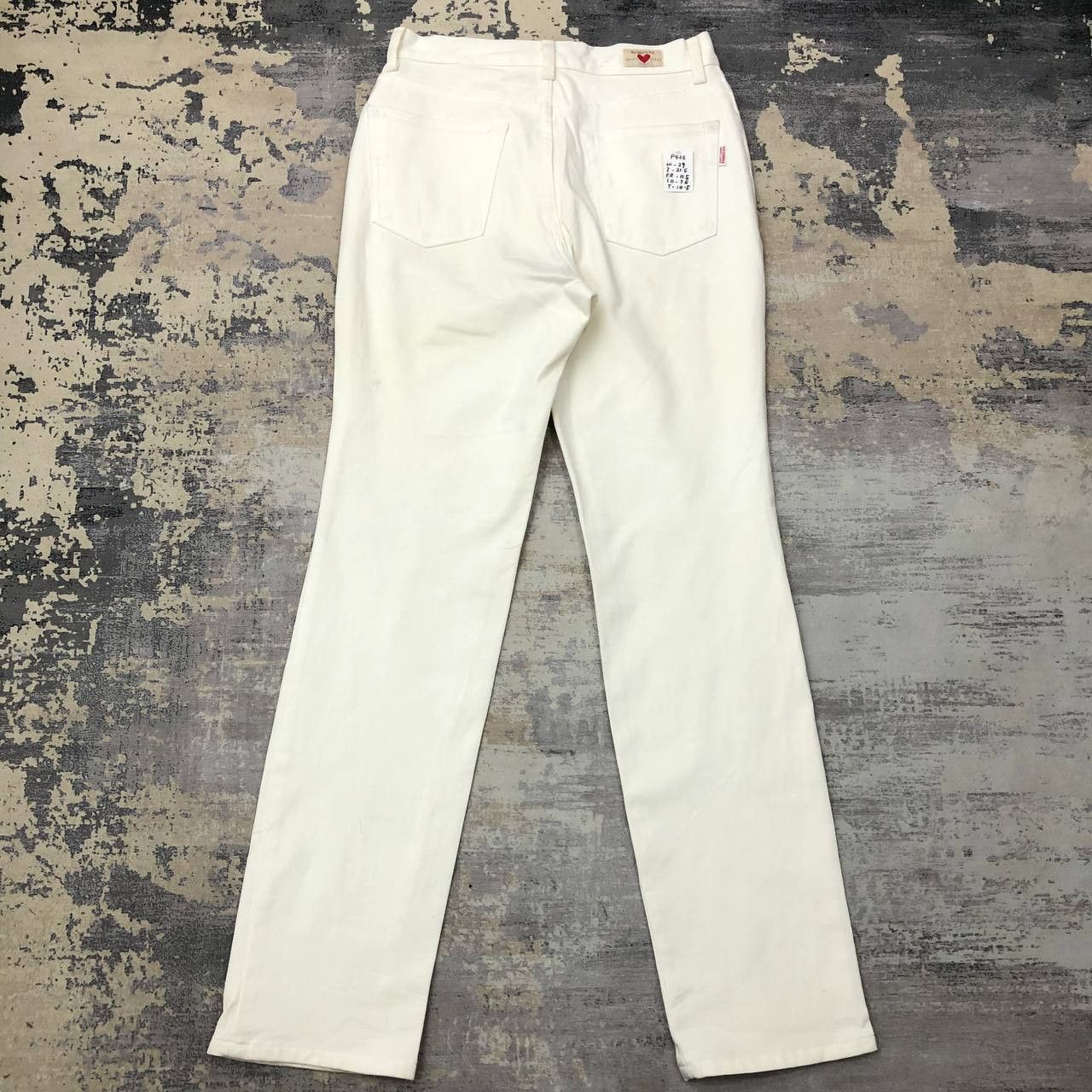 Fiorucci P426 FIORUCCI ITALY SKINNY WHITE JEANS Size US 29 - 2 Thumbnail