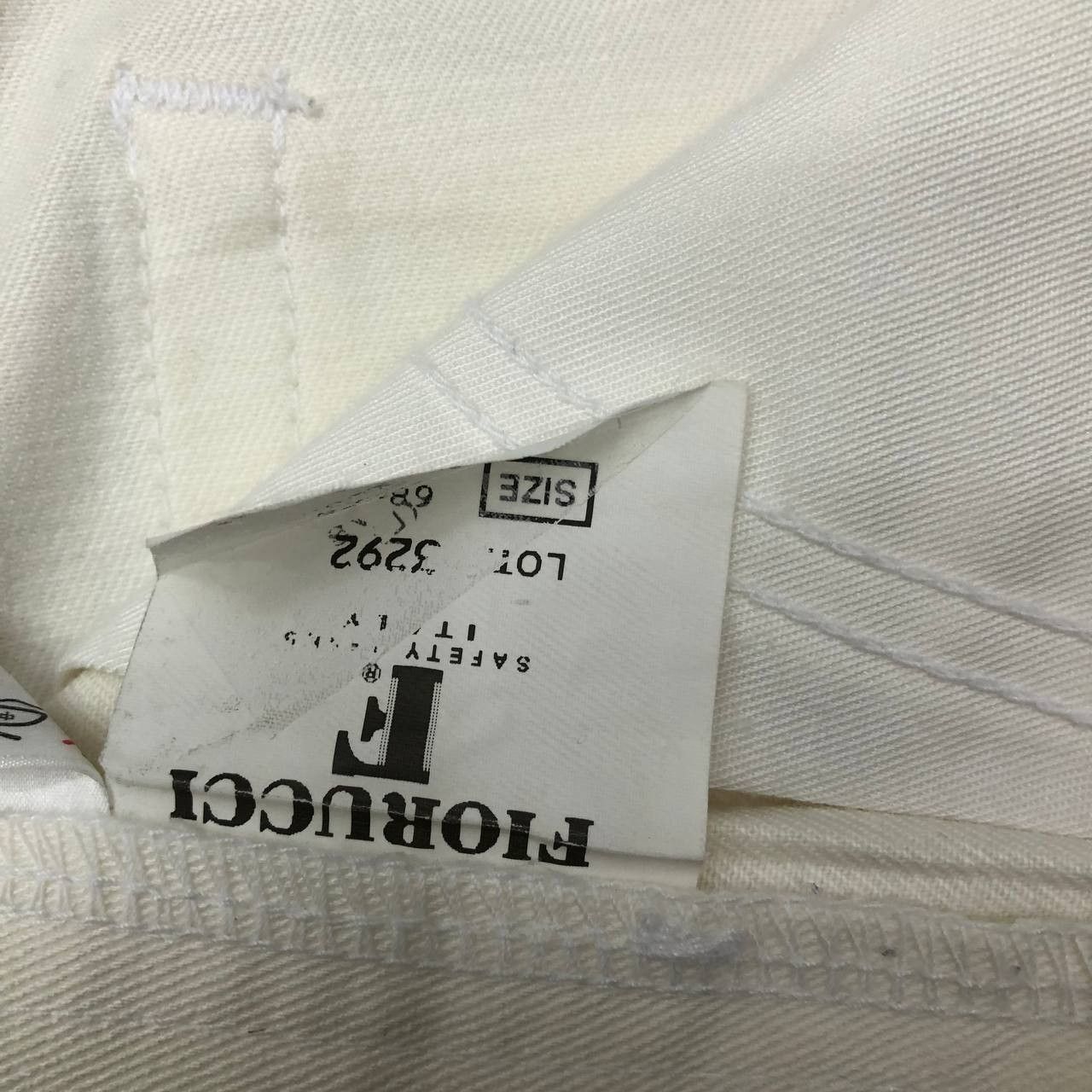 Fiorucci P426 FIORUCCI ITALY SKINNY WHITE JEANS Size US 29 - 6 Thumbnail