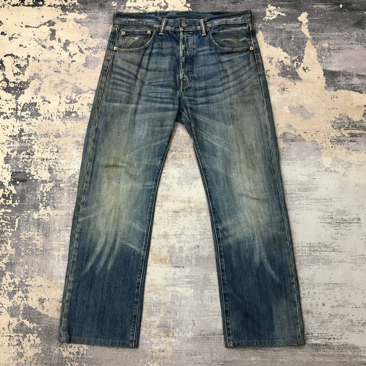 Levi's P400 LEVI'S DISTRESSED JEANS Size US 34 / EU 50 - 1 Thumbnail
