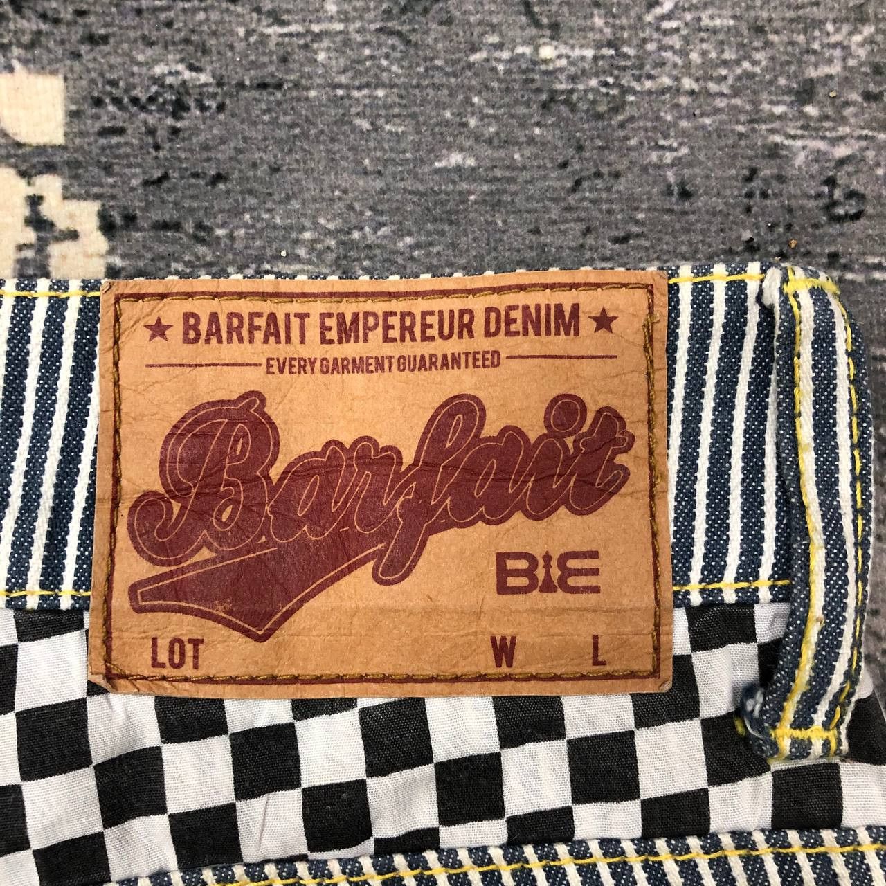 Japanese Brand P399 JAPAN SLIMFIT BARFAIT EMPERUER HICKORY STRIPED DENIM Size US 31 - 5 Thumbnail