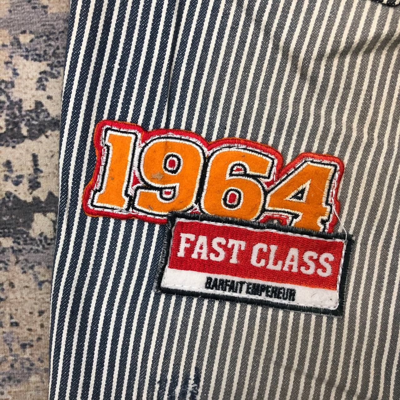 Japanese Brand P399 JAPAN SLIMFIT BARFAIT EMPERUER HICKORY STRIPED DENIM Size US 31 - 7 Thumbnail