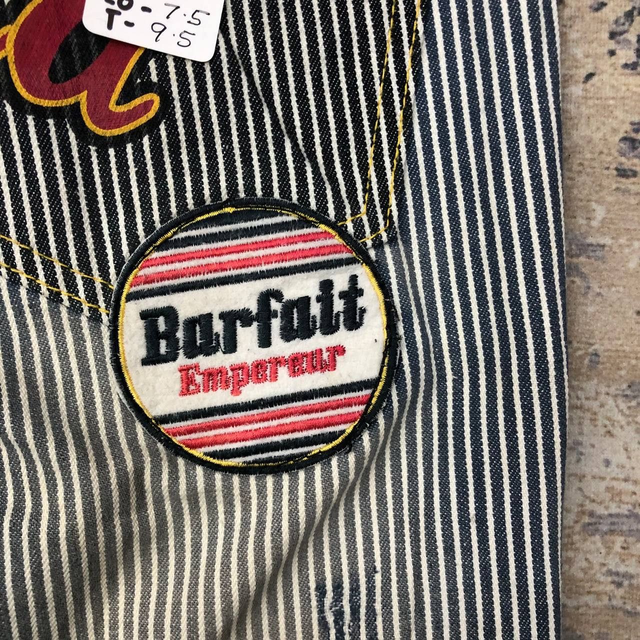 Japanese Brand P399 JAPAN SLIMFIT BARFAIT EMPERUER HICKORY STRIPED DENIM Size US 31 - 9 Thumbnail