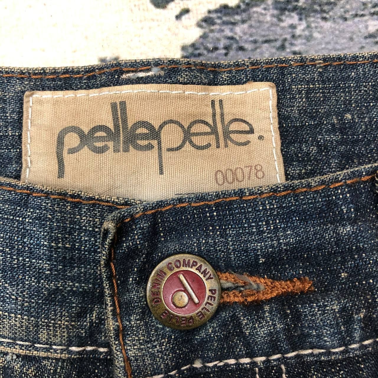 Pelle Pelle P397 PELLE PELLE BAGGY HIPHOP JEANS Size US 33 - 5 Thumbnail