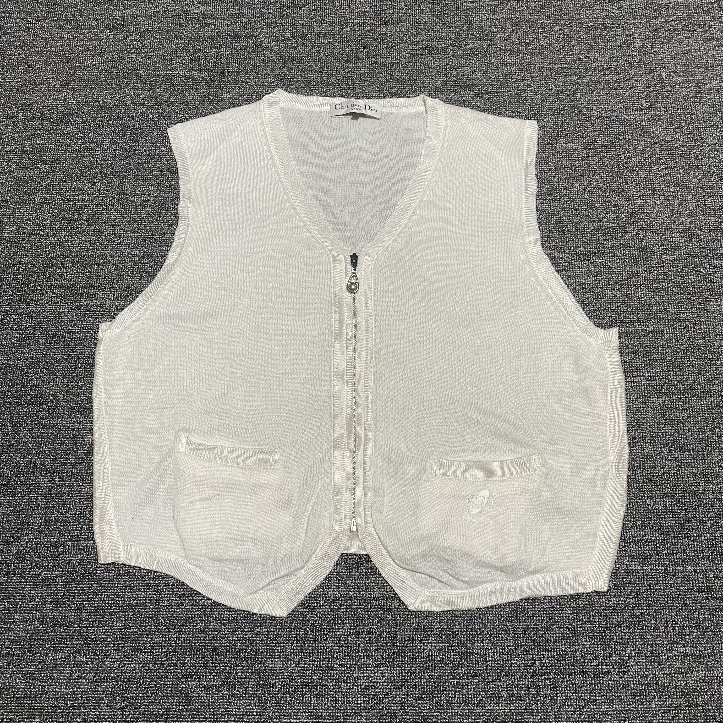 Christian Dior Monsieur Christian Dior Knitwear Vest Size L / US 10 / IT 46 - 1 Thumbnail
