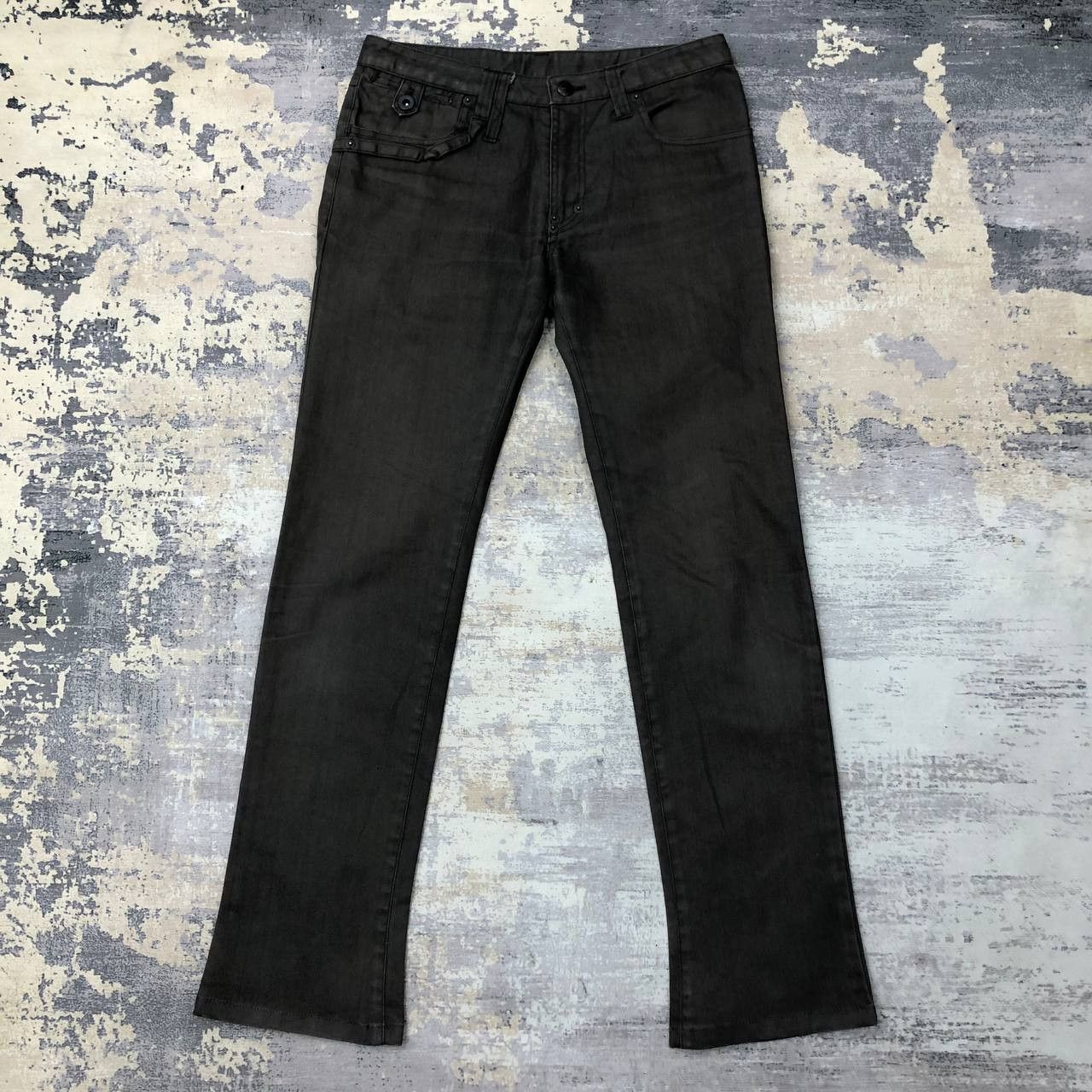 Katharine Hamnett London P396 KATHERINE HAMNETT LONDON FLARED JEANS Size US 29 - 1 Thumbnail