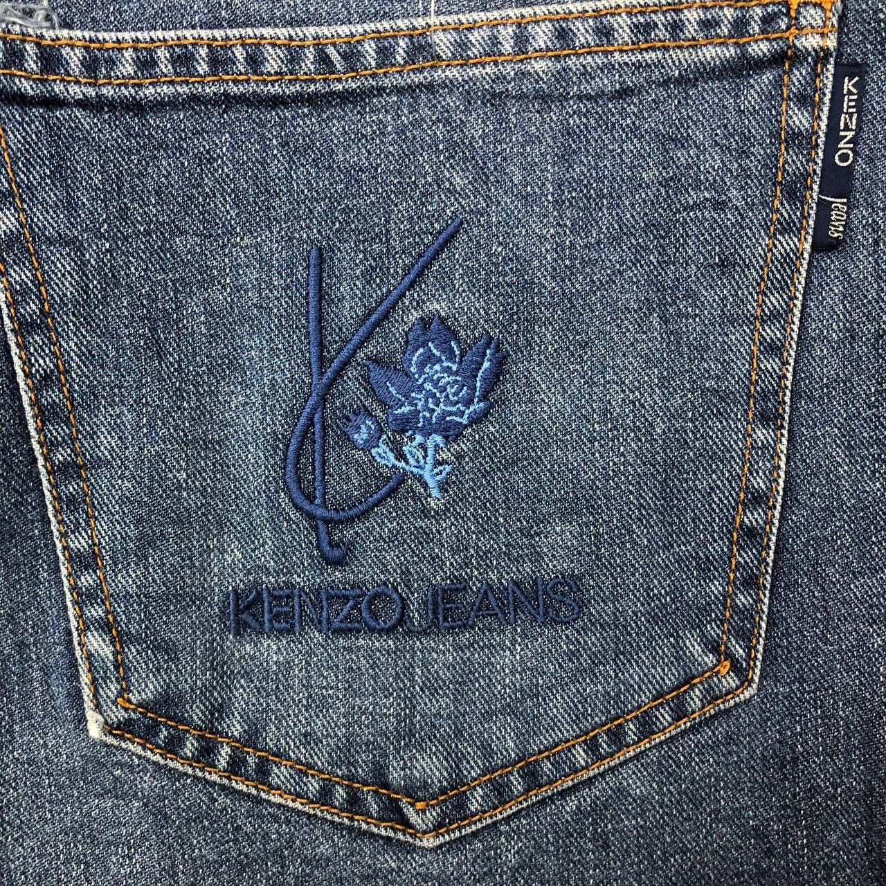 Kenzo P395 VTG KENZO DENIM BAGGY Size US 33 - 5 Thumbnail
