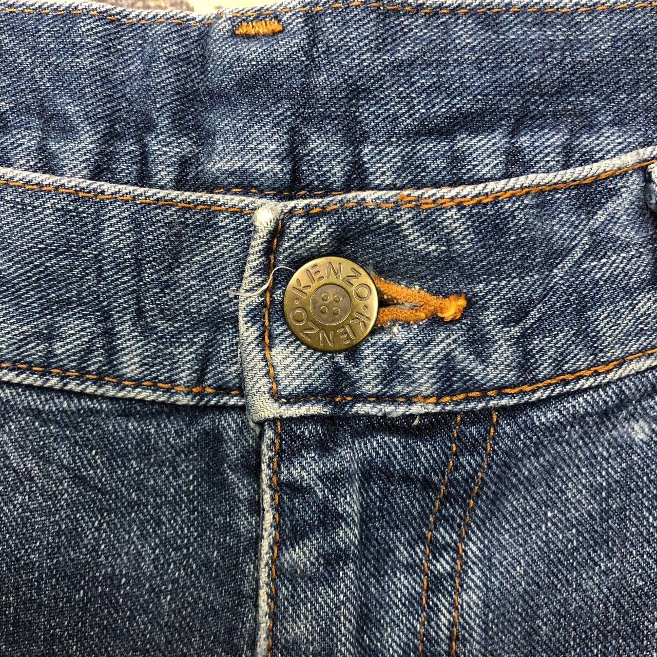 Kenzo P395 VTG KENZO DENIM BAGGY Size US 33 - 6 Thumbnail