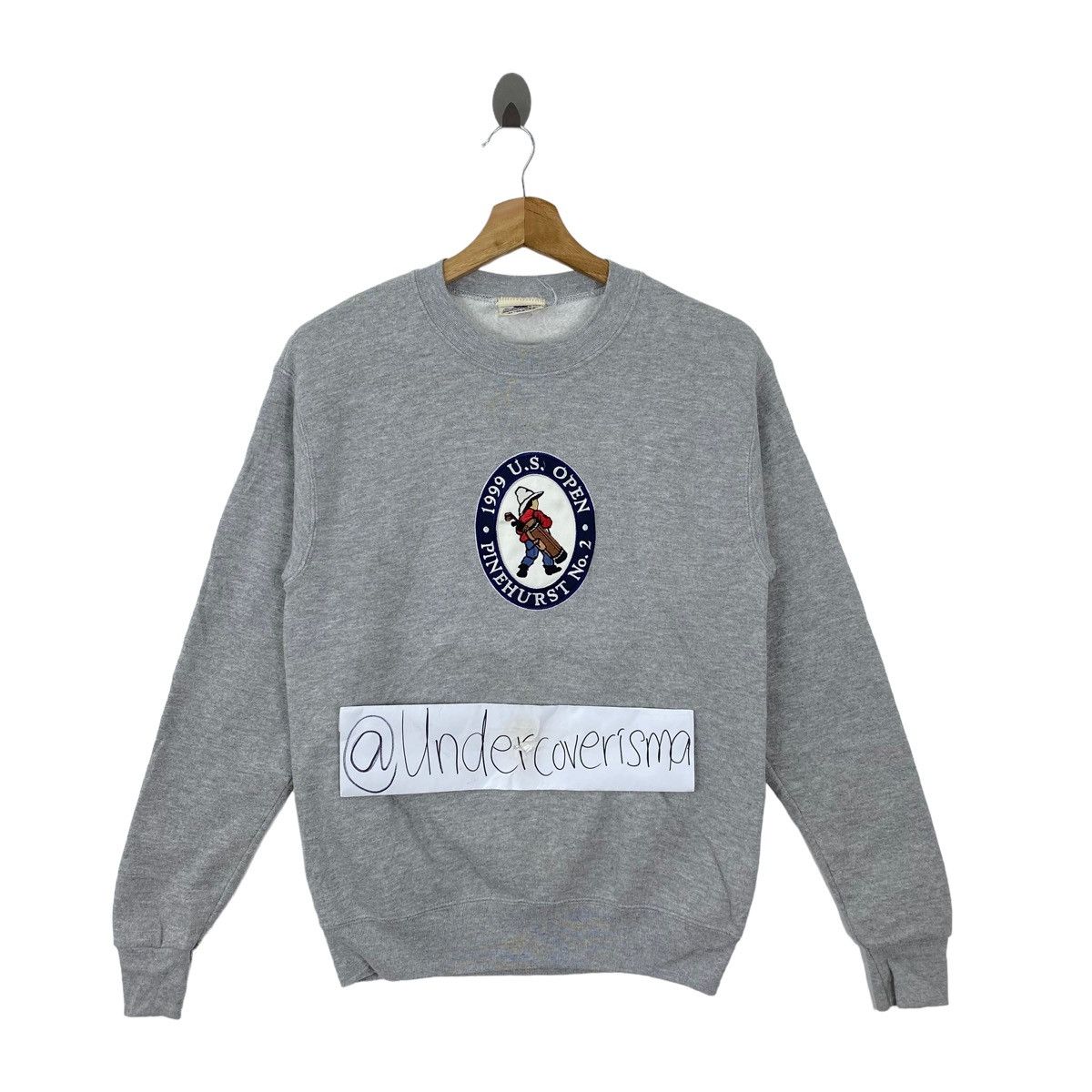Vintage 1999 US OPEN PINEHURST No.2 Golf Championship Sweatshirt Size US XS / EU 42 / 0 - 1 Thumbnail