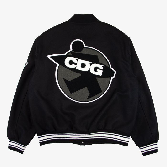 Stussy STUSSY CDG 40TH ANNIVERSARY VARSITY JACKET | Grailed