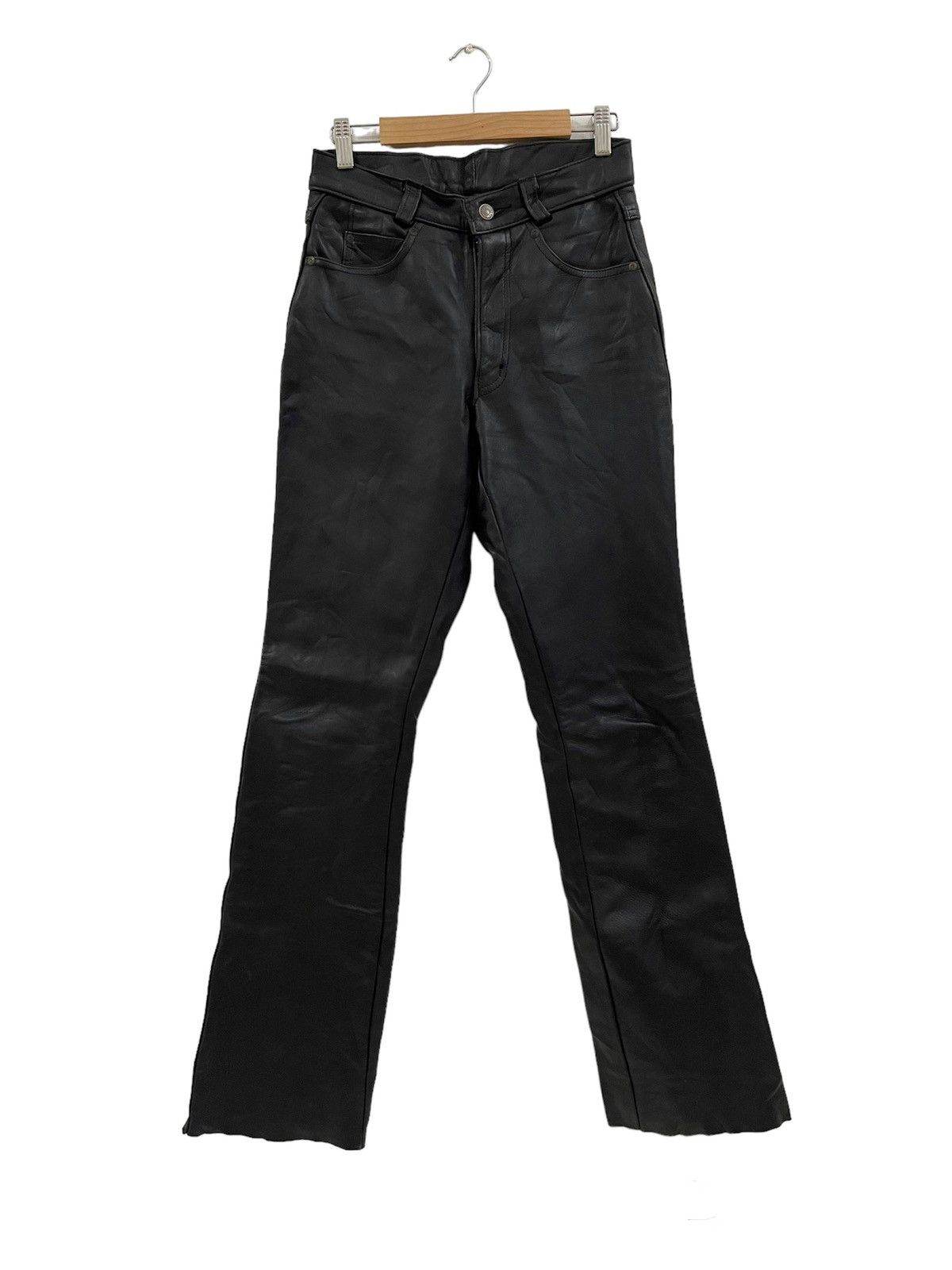 Genuine Leather × Schott Rare🔥Vintage Schott Perfecto Steerhide Genuine Leather Pants Size US 28 / EU 44 - 1 Thumbnail