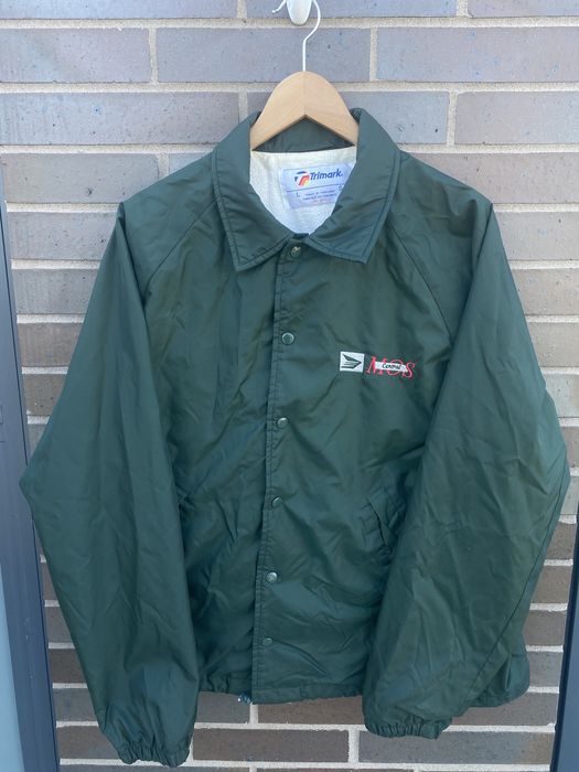Vintage Vintage 1990s Forest Green Trimark Windbreaker Jacket Grailed
