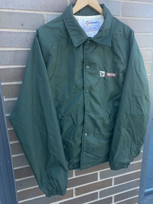 Vintage Vintage 1990s Forest Green Trimark Windbreaker Jacket Grailed