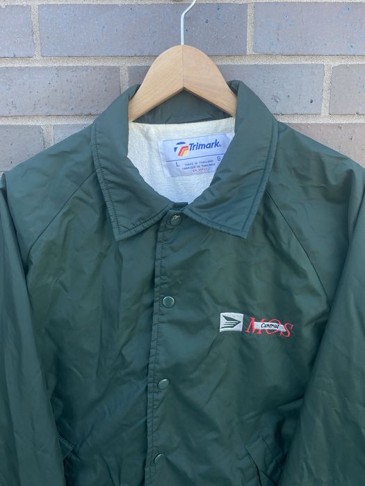 Vintage Vintage 1990s Forest Green Trimark Windbreaker Jacket Grailed