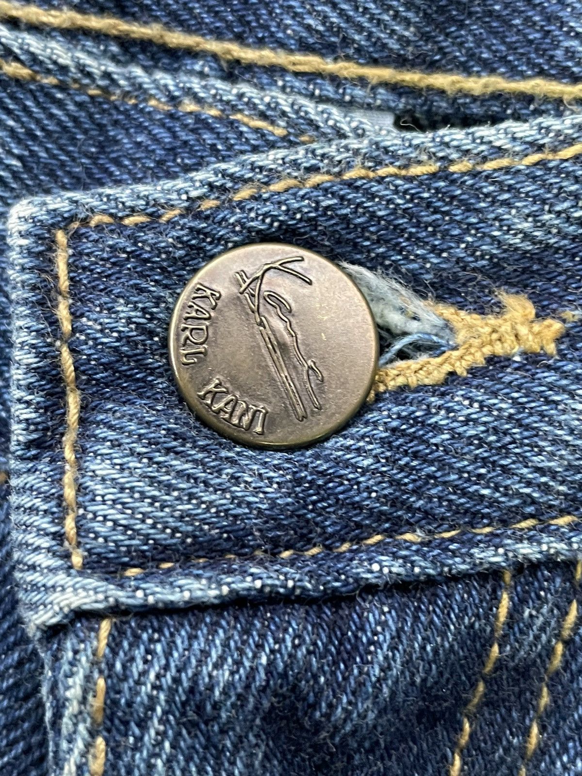 Designer × Karl Kani × Vintage Vintage Karl Kani Jeans Baggy Size US 34 / EU 50 - 13 Thumbnail